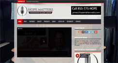 Desktop Screenshot of hopemattersradio.com